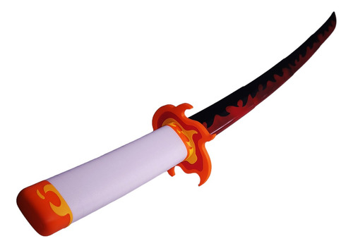 Katana - Espada Kyojuro Rengoku Plegable 3d - Demonslayer