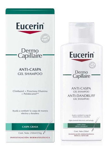 Dermocapillaire Shampoo Gel Anticaspa 250ml Eucerin