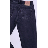 Pantalon Levis Negro 501 Made In Usa Usado Talla 32-34 1990