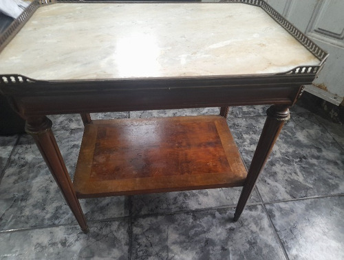 Mesa Ratona Lateral Sillon Estilo Luis Xvi Antigua Mesita