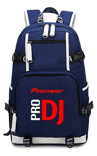 Casual Pioneer Pro Dj Mochila Estudiantes Moda Nueva Alta Qu