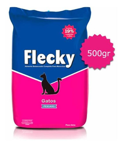 Pack X 18 Unid. Alimento Animales  Gato 500 Gr Fleck Pro