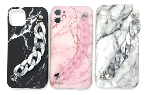 Funda Marmol Case Con Cadenas iPhone 13 13pro 13 Pro Max