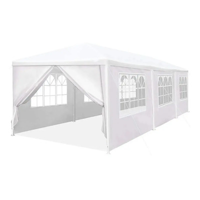 Toldo Carpa Fiestas Boda Carpa Eventos 9m X 3m Color Blanco Colnme | Meses sin interés