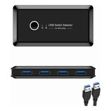 Caja De Interruptores Seletor Usb 3.0 4x2 Puertos