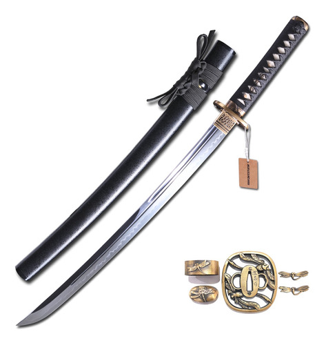 Espada Katana Samurai Wakizashi Unkubi-zukuri Real Afilada