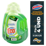 Detergente Albalux Ecomatic Hipoalergenico- 3 Litros- Pack 4