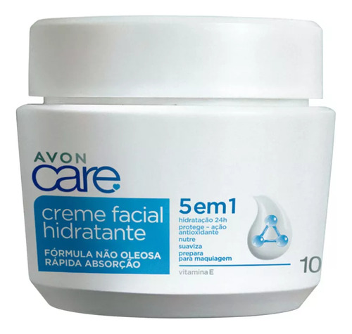 Creme Facial Avon Care Normal Vitamina E 100 G