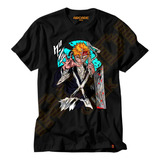 Camiseta Anime Manga Bleach Ichigo Kurosaki