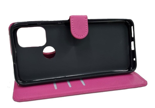 Funda Librito Agenda Y Vidrio Full Para Motorola Moto G30