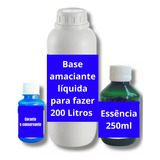 Base  Amaciante Perfumada Concentrado Faz 200 Litros. 