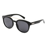 Anteojo De Sol Rusty Credix Polarizado Gafas Color De La Lente S10 Polarized Color Del Armazón Negro Brilloso Diseño Ovalado
