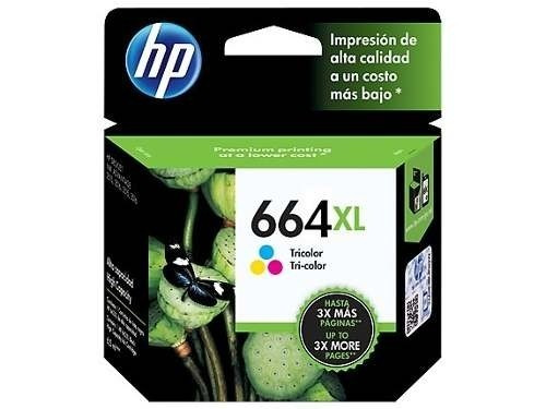 Cartucho Hp 664xl Tricolor Para 1115 / 2135 (f6v30al)