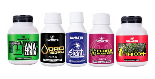 Combo Namaste Oro,flora,shanti 100ml  Ama 150g Y Trico+ 100g