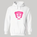 Sudadera Unisex Pumas Logo Rosa