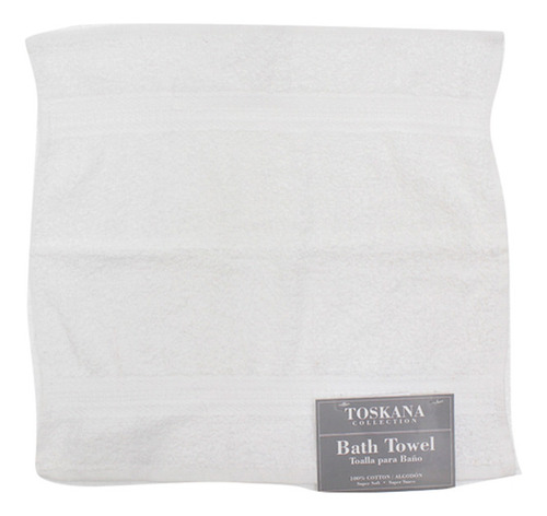 Toalla Facial 33x33 Blanco Toskana Collection