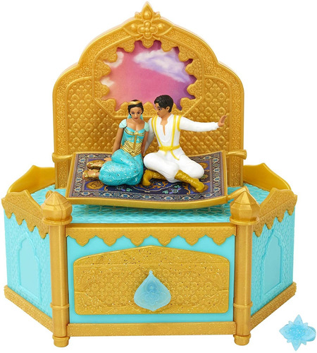 Joyero Alajero Caja Musical Disney Aladdin Princesa Jasmine 