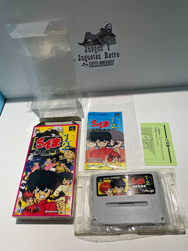 Ranma  ½ Super Famicom Super Nintendo Original Caja