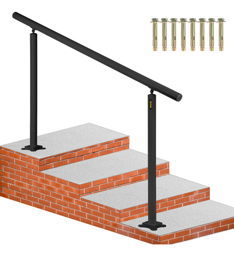 Vevor Barandal De Pasamanos De Escalera 0-5 Pasos Ajustable