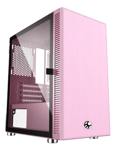 Gabinete Gamer Bluecase Bg-048pk Sky Gate Rosa Rgb Usb 3.0