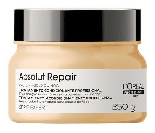 Loreal - Máscara Absolut Repair Gold Quinoa 250g.