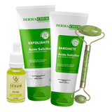 Kit Skin Care 4 Itens Pele Oleosa Antioleosidade Roller Jade