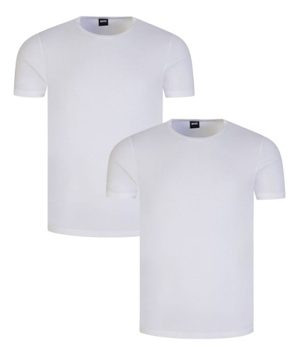 Camisetas Boss Cuello Redondo Slim Fit Algodon Flex Original