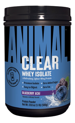 Proteina Animal Clear Whey Isolate 500g Todos Los Sabores