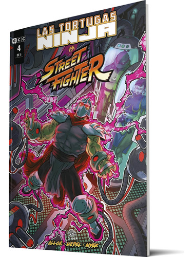 Cómic Las Tortugas Ninja Vs. Street Fighter Vol.4 Español