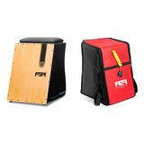 Cajon Comfort Fsa Preto + Bag Comfort Fsa Vermelha