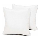 Tk Classics Pillow-white-s-2x Almohadas Muebles De Patio, Ve