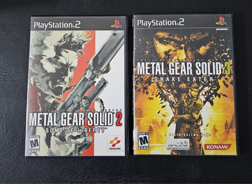 Metal Gear Solid 2 & 3 - Juego Original Ps2 Playstation 2