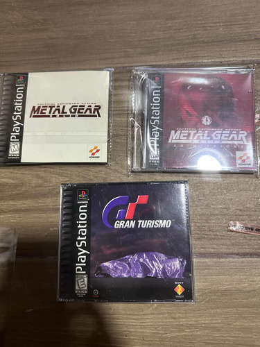 Lote Ps1 Metal Gear Solid Vr Missions Gran Turismo Paquete