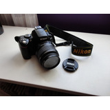 Nikon D40 Lente 18-55 Bolsa Anatônica Proteção Lente
