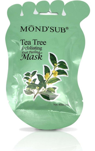 Pack 10 Mascarilla Hidratante Para Pies Te Verde Mondsub