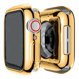 Protector Metálico Dorado Para Apple Watch