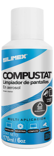 Limpiador De Pantallas En Aerosol Silimex 750300219652 170ml