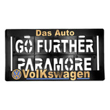 Par Portaplacas Tipo Americano Vw Go Further Paramore Bronce