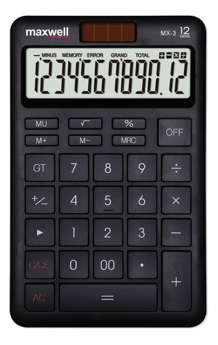Calculadora De Mesa De 12 Dígitos Maxwell Mx-3