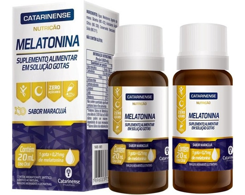 Kit 2x Melatonina Pura Catarinense Pharma 