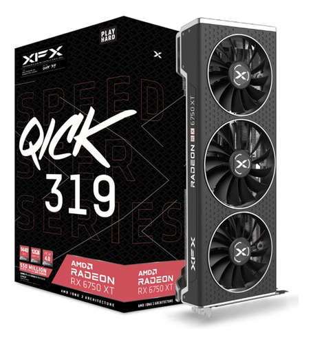 Tarjeta Gráfica Xfx Speedster Qick319 Radeon Rx 6750xt Core 