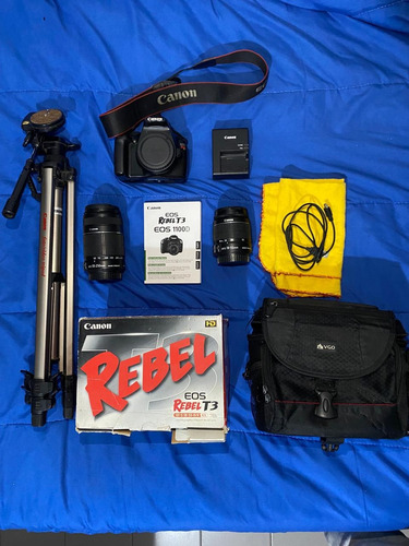  Canon Eos Rebel T3 / Rebel 1100d Kit Completo