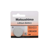 Pila Cr2450 Matsushima Para Relojes Alarmas Sensores