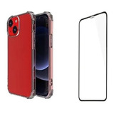 Carcasa Transparente Para iPhone 13 Mini + Lámina Protectora