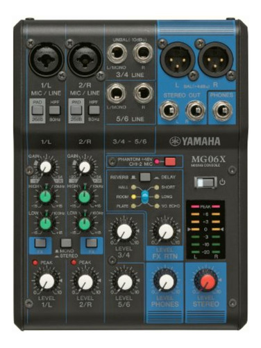 Yamaha Mg06x Mezcladora 6 Canales Con Fx