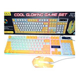 Kit Combo Gamer Teclado + Mouse Rgb Retroiluminado