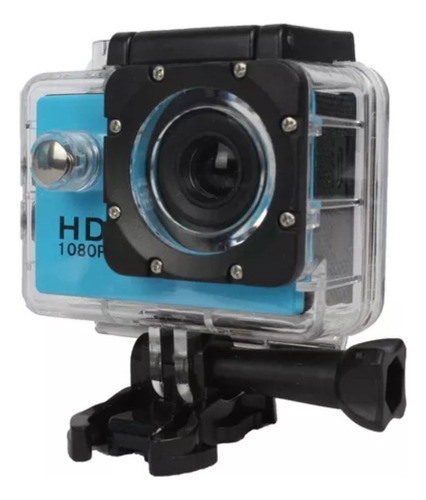 Camara Sport Carcasa Sumergible Hd Display Simil Go Pro 