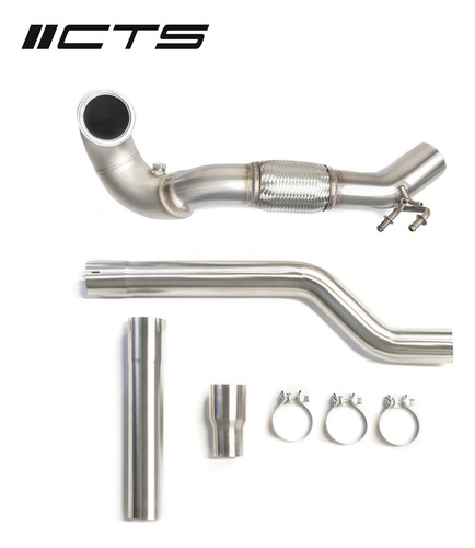 Cts Turbo Downpipe Mqb Awd 3.5 Golf R  Tt Tts S3 Ateca 14-21