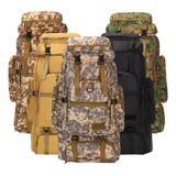 Bolso Morral Camping Táctico Militar Impermeable. 60 Litros