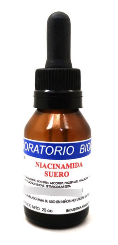 Suero Facial Niacinamida 10% Hialuronico 1% Vit C 1% Biocom